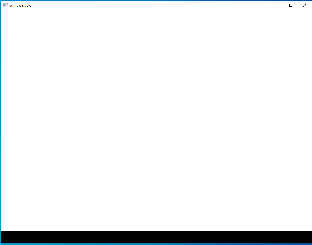 a picture of a blank window showing what happens without rendering
